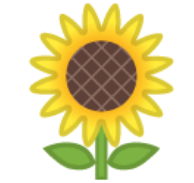 picture of sunflower emoji